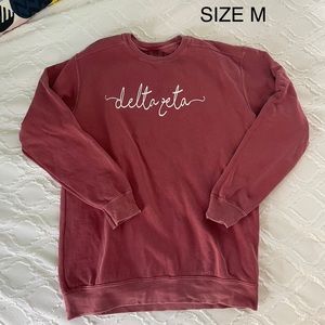 Delta Zeta Comfort Colors crewneck